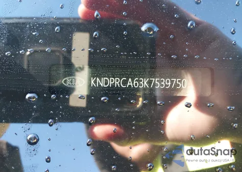 2019 Kia Sportage Sx Turbo z USA, uszkodzony, nr VIN KNDPRCA63K7539750